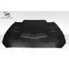 2018-2023 Ford Mustang Duraflex Interceptor Hood - 1 Piece - Image 2