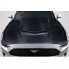 2018-2023 Ford Mustang Carbon Creations Interceptor Hood - 1 Piece - Image 1