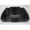 2018-2023 Ford Mustang Carbon Creations Interceptor Hood - 1 Piece - Image 2