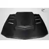 2005-2009 Ford Mustang Carbon Creations Interceptor Hood - 1 Piece - Image 2