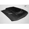 2005-2009 Ford Mustang Carbon Creations Interceptor Hood - 1 Piece - Image 4