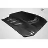 2013-2014 Ford Mustang Carbon Creations Interceptor Hood - 1 Piece - Image 4