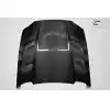 2013-2014 Ford Mustang Carbon Creations Interceptor Hood - 1 Piece - Image 5