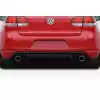 2010-2014 Volkswagen Golf GTI Duraflex Krone Rear Diffuser - 1 Piece - Image 1