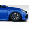 2016-2021 Honda Civic HB Duraflex Speedster Widebody Front Fender Flares - 4 Pieces - Image 1