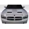 2006-2010 Dodge Charger Duraflex Redeye Look Hood - 1 Piece - Image 1