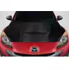 2010-2013 Mazda MazdaSpeed 3 Carbon Creations OEM Hood - 1 Piece - Image 1