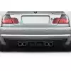 2000-2006 BMW 3 Series M3 E46 2DR Duraflex GT Tune Rear Diffuser- 1 Piece - Image 1