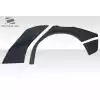 2014-2015 Mercedes CLA Class C117 CLA45 Duraflex Facta Rear Fender Flares - 6 Pieces - Image 3