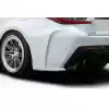 2015-2019 Lexus RC-F Duraflex Alpha Rear Lip Add On Spoilers - 2 Pieces - Image 1