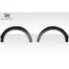 2001-2006 BMW 3 Series Duraflex M Look Front Fender Flares - 2 Piece - Image 2