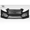 2012-2015 Honda Civic 4DR Duraflex FK8 Type R Look Front Bumper - 1 Piece - Image 2