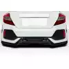 2012-2015 Honda Civic 4DR Duraflex FK8 Type R Look Rear Bumper - 1 Piece - Image 1