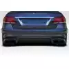 2014-2016 Mercedes E Class W212 Duraflex Twiller Rear Diffuser - 1 Piece - Image 1