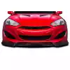 2013-2016 Hyundai Genesis Coupe 2DR Carbon Creations Greva Front Lip Spoiler Air Dam - 3 Pieces - Image 1