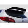 2010-2013 Mazda Mazdaspeed 3 Duraflex Pacer Rear Wing Spoiler Extension - 1 Piece - Image 1