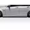 2008-2014 Mercedes Benz C Class W204 Duraflex Radian Side Skirt Rocker Panel Splitters - 2 Pieces - Image 1