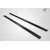 2008-2014 Mercedes Benz C Class W204 Carbon Creations Radian Side Skirt Rocker Panel Splitters - 2 Pieces - Image 3