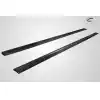 2008-2014 Mercedes Benz C Class W204 Carbon Creations Radian Side Skirt Rocker Panel Splitters - 2 Pieces - Image 4