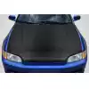 1992-1995 Honda Civic 2DR / HB Carbon Creations Geo6ix Dritech OEM Look Hood - 1 Piece - Image 1