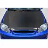 1999-2000 Honda Civic Carbon Creations Geo6ix Dritech OEM Look Hood - 1 Piece - Image 1