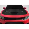 2015-2023 Dodge Charger Carbon Creations Geo6ix Dritech Hellcat Look Hood - 1 Piece - Image 1