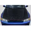 1992-1995 Honda Civic 2DR / HB Carbon Creations AeroForge Dritech OEM Look Hood - 1 Piece - Image 1