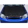 1999-2000 Honda Civic Carbon Creations AeroForge Dritech OEM Look Hood - 1 Piece - Image 1