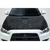 2008-2017 Mitsubishi Lancer / Lancer Evolution 10 Lancer Carbon Creations AeroForge Dritech GT Concept Hood - 1 Piece - Image 1