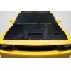 2008-2023 Dodge Challenger Carbon Creations AeroForge Dritech Hellcat Look Hood - 1 Piece - Image 1