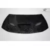 2015-2023 Dodge Charger Carbon Creations AeroForge Dritech Hellcat Look Hood - 1 Piece - Image 2