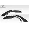 2012-2018 Mercedes CLS Class W218 Duraflex Vector Wide Body Rear Fender Flare Add Ons - 4 Pieces - Image 8