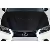 2013-2015 Lexus GS Series G200 GS300 GS350 GS450 GS450H Carbon Creations Alpine Hood - 2 Pieces - Image 1