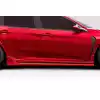 2017-2021 Honda Civic Type R Duraflex Skywalker Side Skirt Rocker Panel Splitters - 4 Pieces ( Must be used with Skywalker Fenders 119347 ) - Image 1