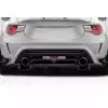 2013-2020 Scion FR-S Toyota 86 Subaru BRZ Duraflex Vantix Rear Diffuser - 1 Piece - Image 1