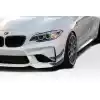 2016-2021 BMW M2 F87 Duraflex GT4 Look Front Bumper Canards - 4 Piece - Image 1