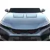 2022-2023 Honda Civic Duraflex Kumei Hood - 1 Piece - Image 1