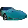 1985-1996 Chevrolet Corvette C4 Duraflex Twin Turbo Hood - 1 Piece - Image 1