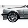 1984-1991 BMW 3 Series E30 2DR 4DR Duraflex GT Concept Fenders - 2 Piece - Image 2