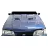 1987-1993 Ford Mustang Duraflex Mach 2 Hood - 1 Piece - Image 1