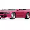 1989-1994 Nissan 240SX S13 Duraflex V-Speed Side Skirts Rocker Panels - 2 Piece - Image 2