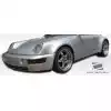 1989-1994 Porsche 964 Duraflex Turbo Look Front Bumper - 1 Piece - Image 3