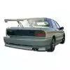 1989-1993 Mitsubishi Galant Duraflex Cyber Rear Bumper - 1 Piece (S) - Image 1