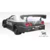 1989-1994 Nissan Skyline 2DR R32 Duraflex R34 GTR500 Conversion Side Skirts Rocker Panels - 2 Piece (S) - Image 3