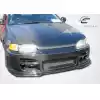 1992-1995 Honda Civic 2DR / HB Carbon Creations Dritech OEM Look Hood - 1 Piece - Image 4