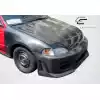 1992-1995 Honda Civic 2DR / HB Carbon Creations Dritech OEM Look Hood - 1 Piece - Image 6