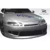 1992-2000 Lexus SC Series SC300 SC400 Duraflex V-Speed Front Bumper - 1 Piece - Image 2