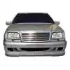 1992-1999 Mercedes S Class W140 Duraflex W-1 Front Bumper - 1 Piece - Image 1