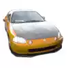 1993-1997 Honda Del Sol Carbon Creations Dritech OEM Look Hood - 1 Piece - Image 1