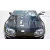 1993-1998 Toyota Supra Carbon Creations TS-1 Hood - 1 Piece - Image 2